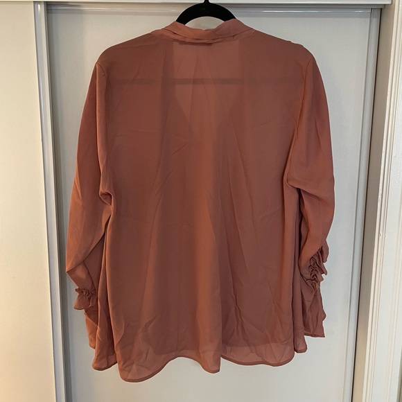 Zara Ruffle Long Sleeve Blouse - Picture 6 of 6